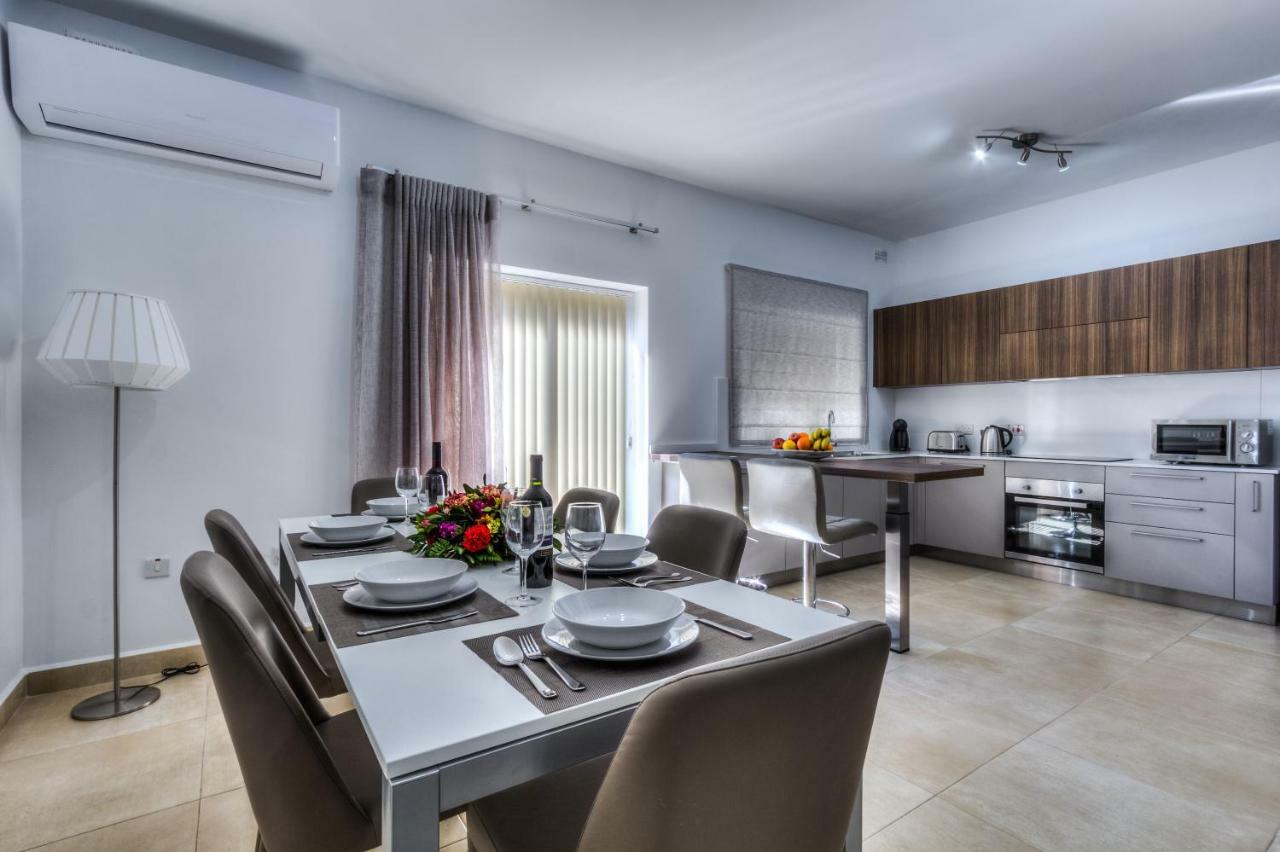 Sunny Modern Apartments Mellieha Bagian luar foto